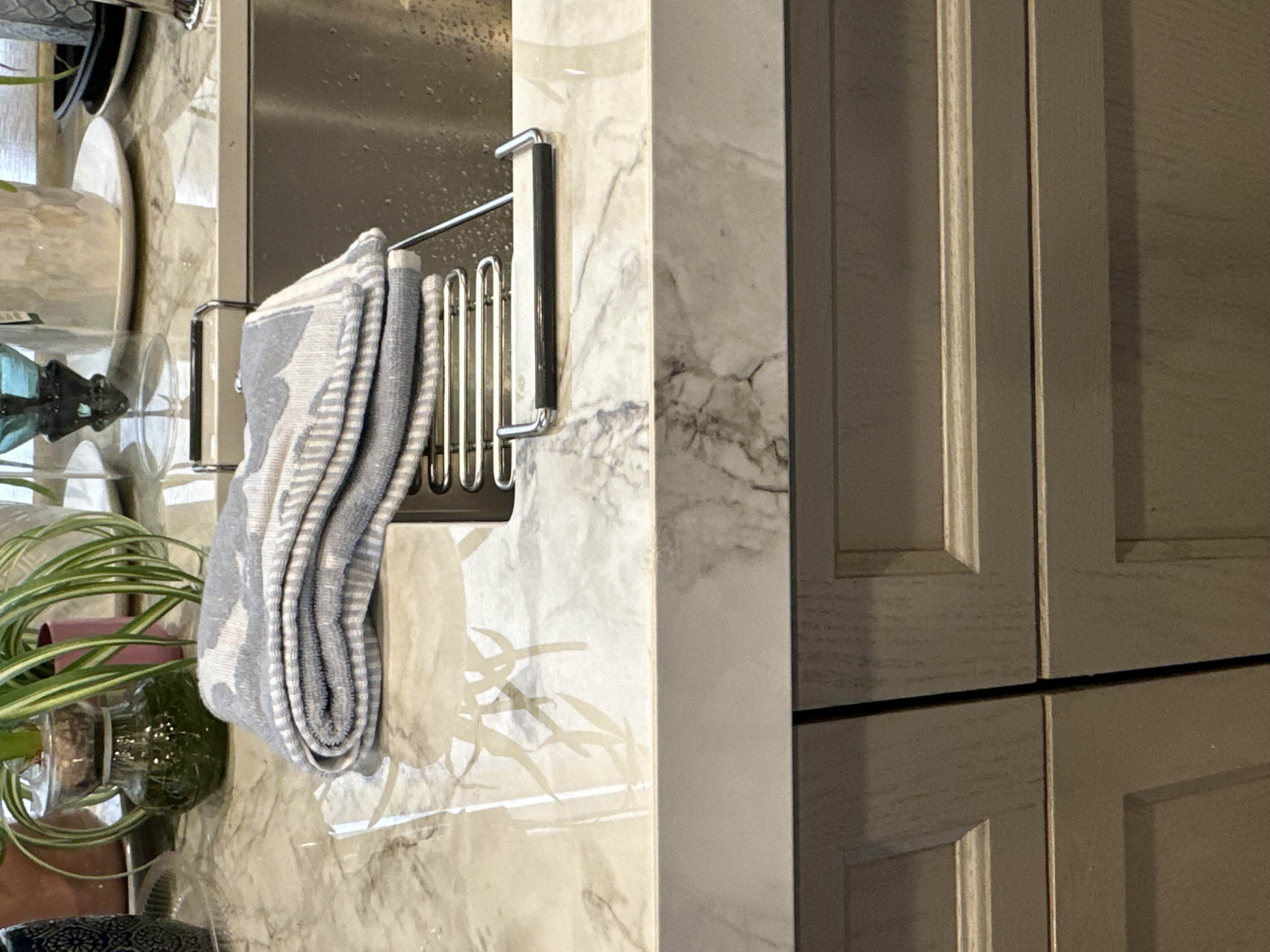 Dekton porcelain surface after color matched chip repair